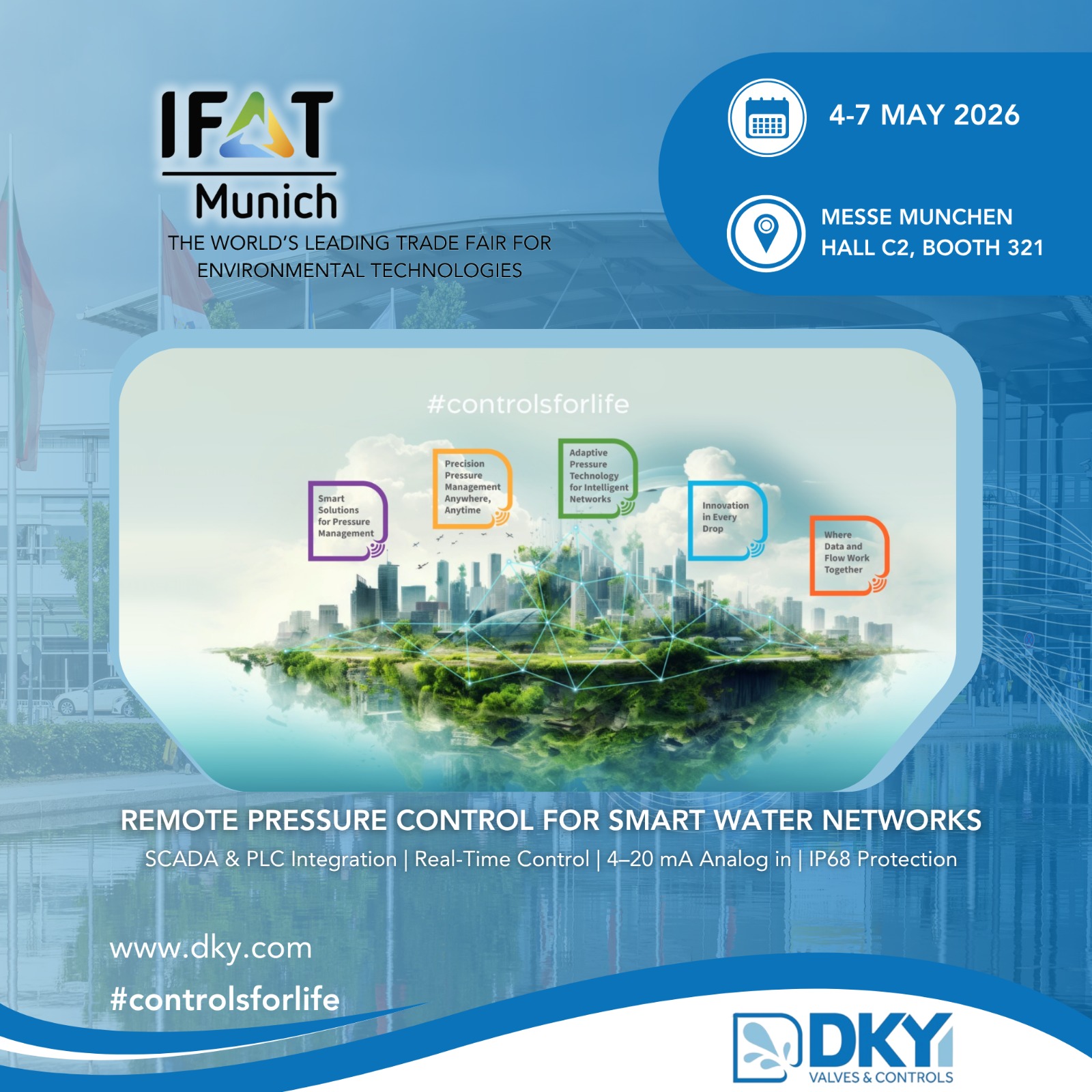 IFAT Munich 2026 · DKY Valves & Controls